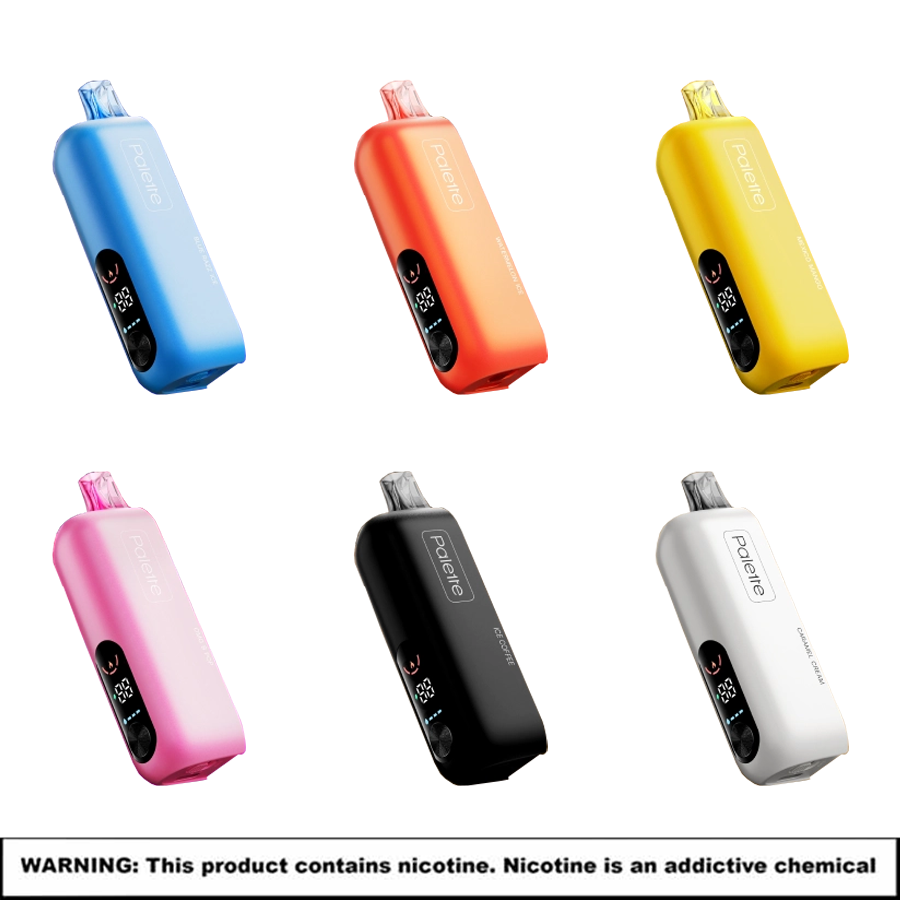 REIGN BAR Palette Disposables Pods | 5% Nicotine | 25000 Puffs | 5 Count Display product image